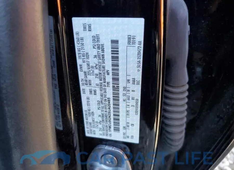 1FMCU0GN2SUA20485# 13