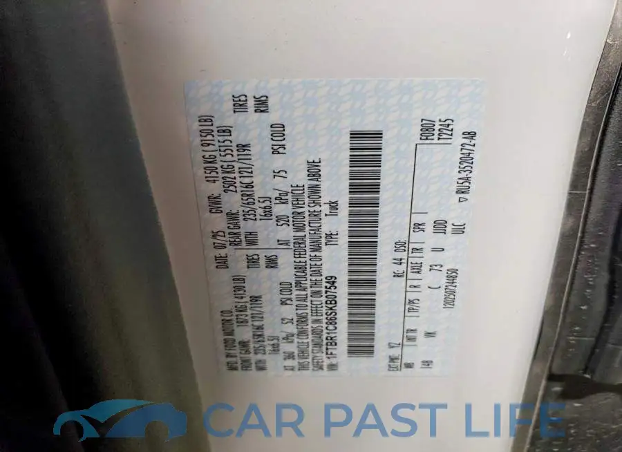 1FTBR1C86SKB07549# 14