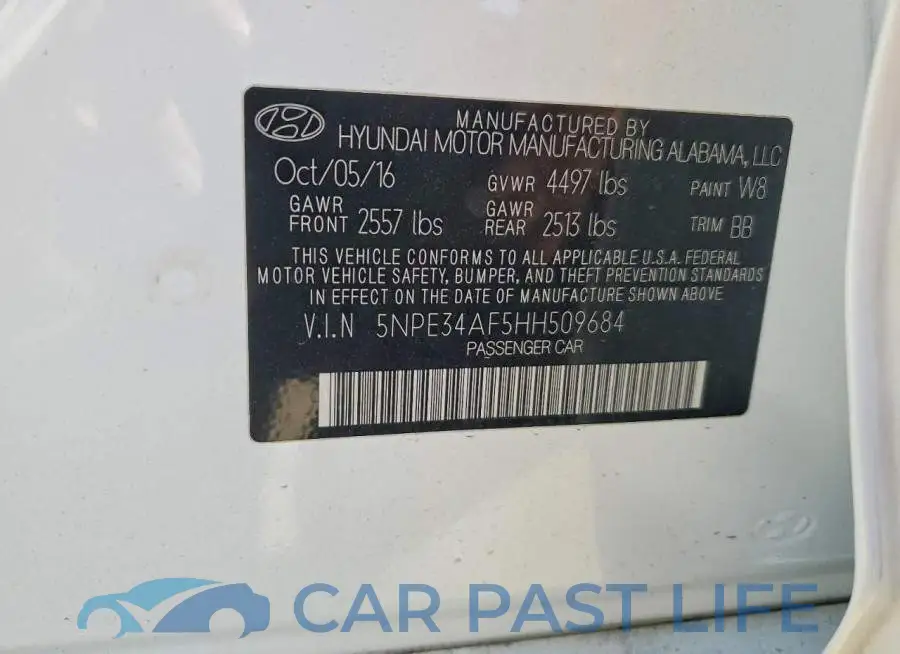 5NPE34AF5HH509684# 12