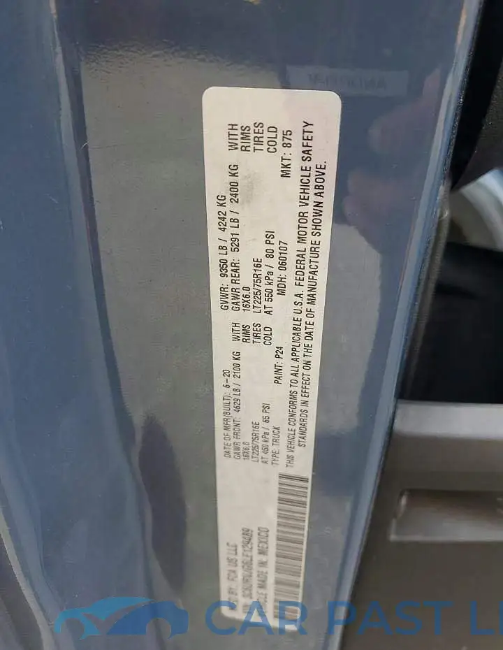 3C6URVJG6LE129489# 13