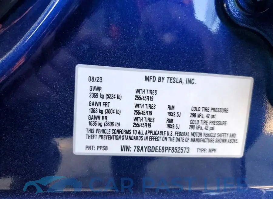 7SAYGDEE8PF852573# 12