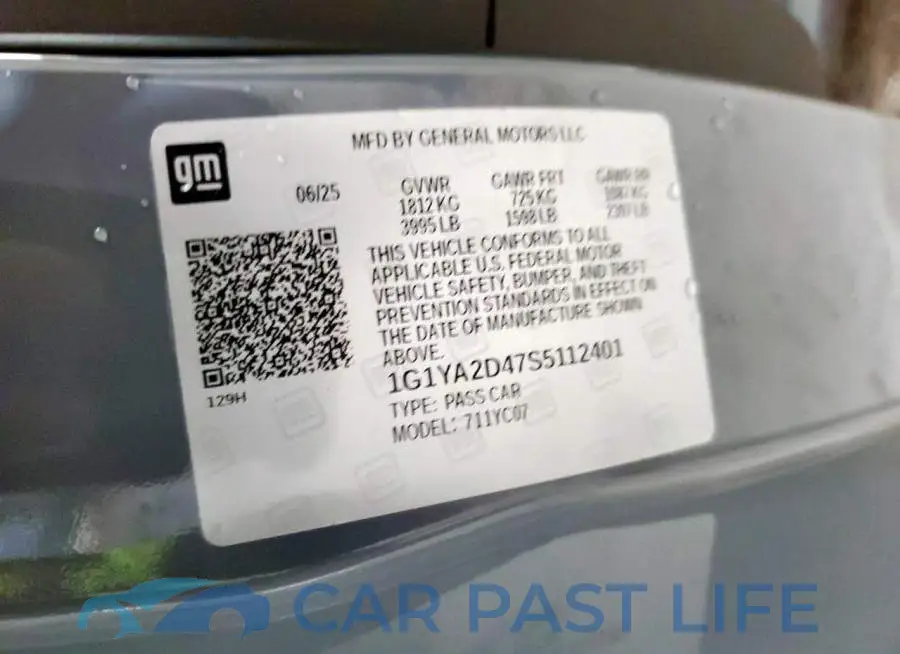 1G1YA2D47S5112401# 12