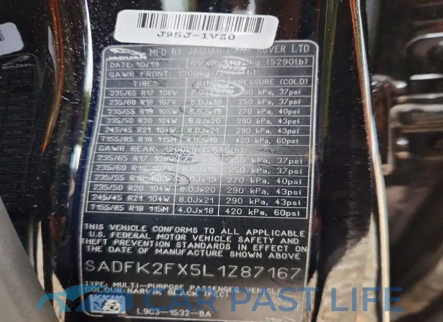 SADFK2FX5L1Z87167# 13