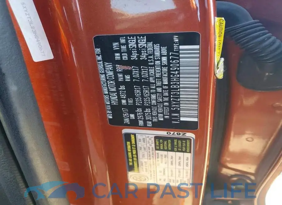 5XYZT3LB3HG490677# 13