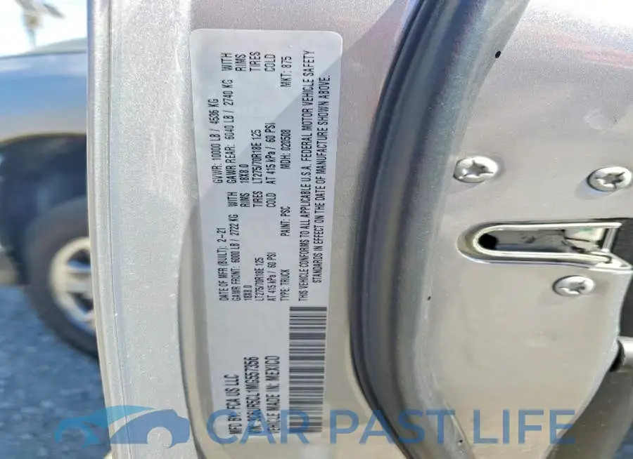 3C6UR5CL1MG557356# 12