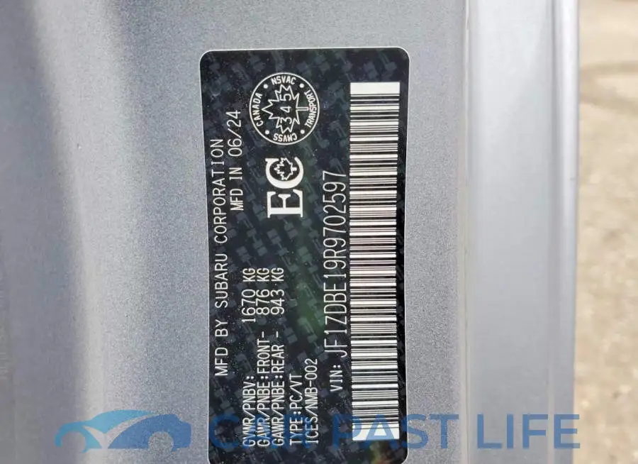 JF1ZDBE19R9702597# 13