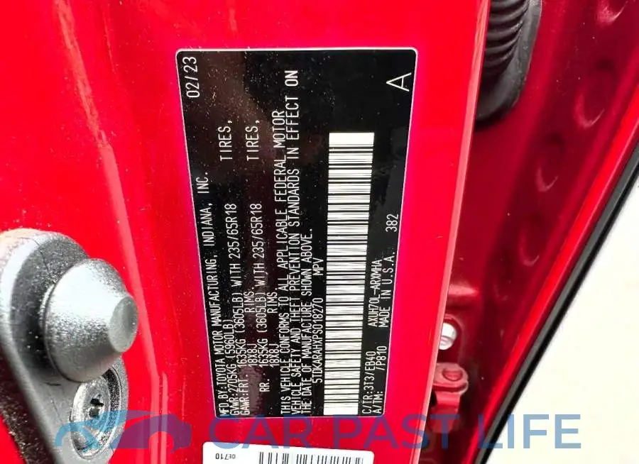5TDKARAHXPS018270# 10