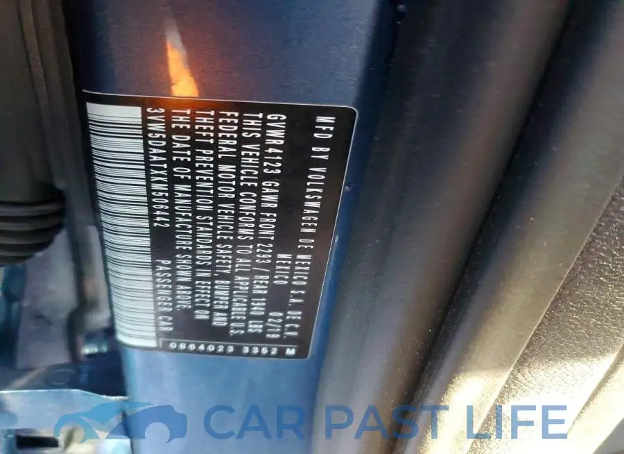 3VW5DAATXKM506442# 12