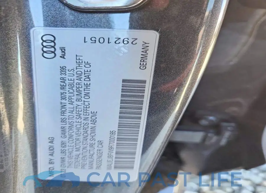 WAUEJBFW9R7000185# 12
