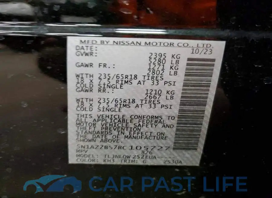 5N1AZ2BS7RC105727# 13