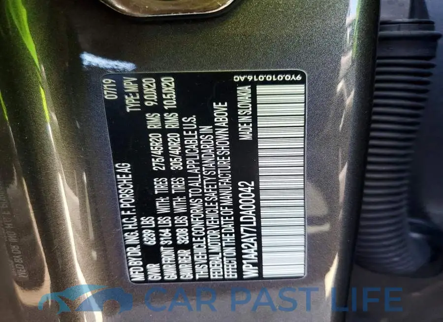 WP1AA2AY7LDA00042# 14
