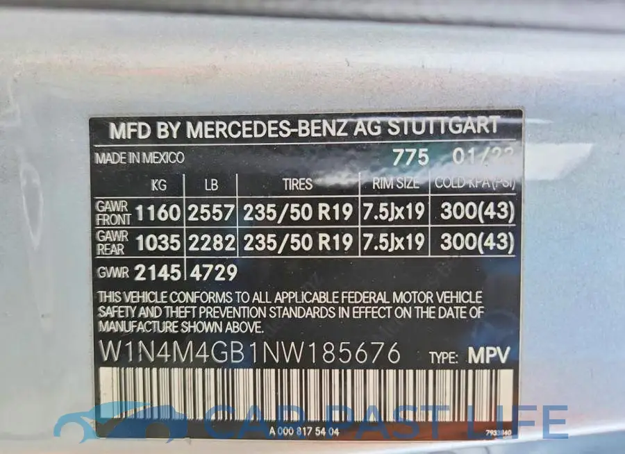 W1N4M4GB1NW185676# 12