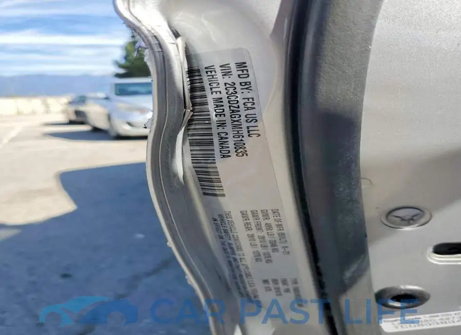 2C3CDZAGXMH610835# 12
