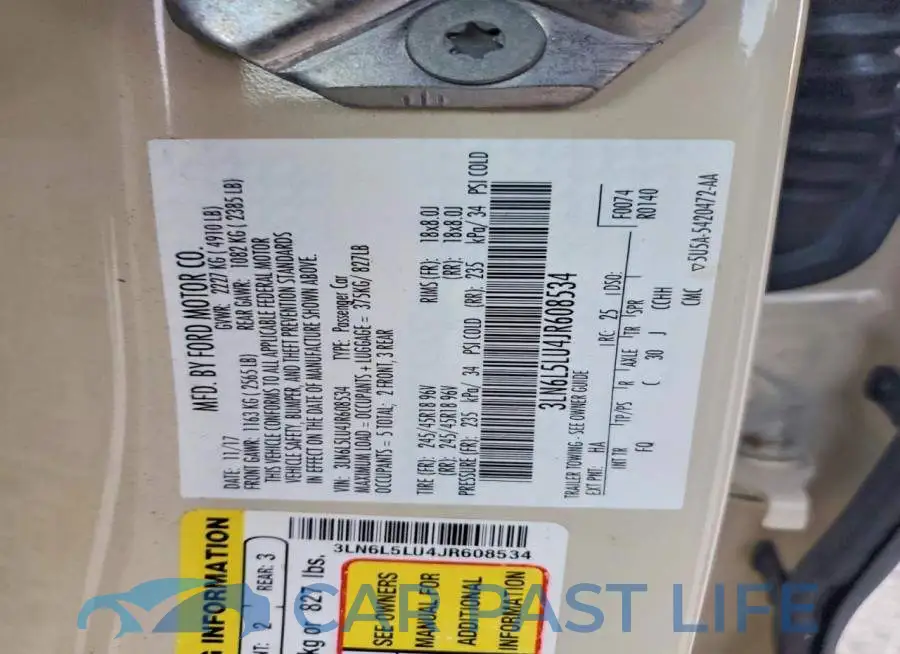 3LN6L5LU4JR608534# 13