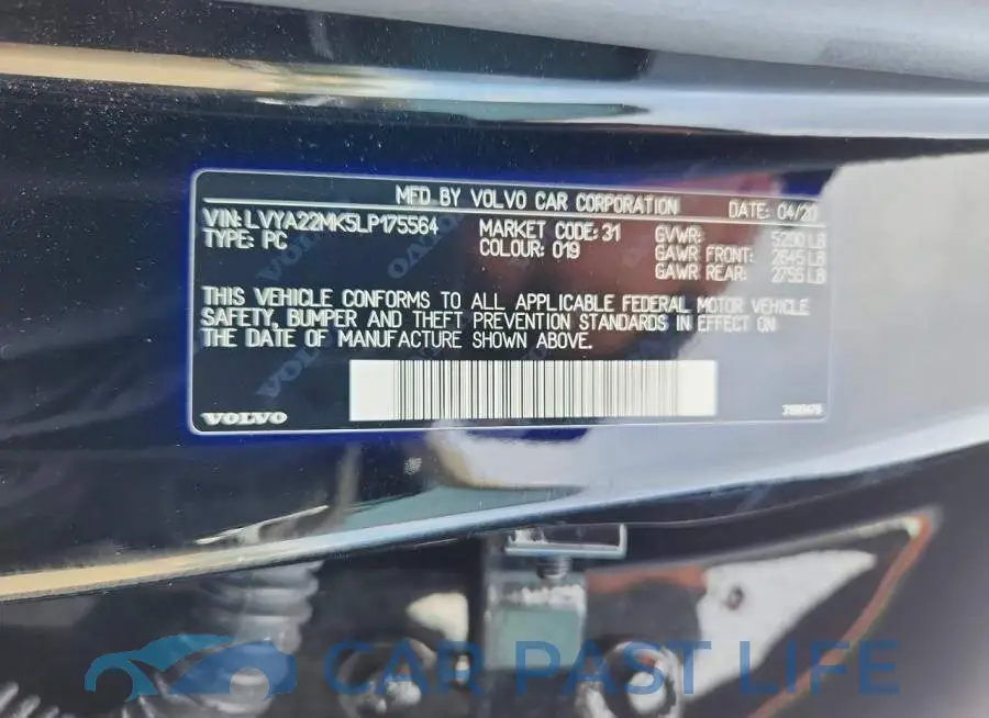 LVYA22MK5LP175564# 12