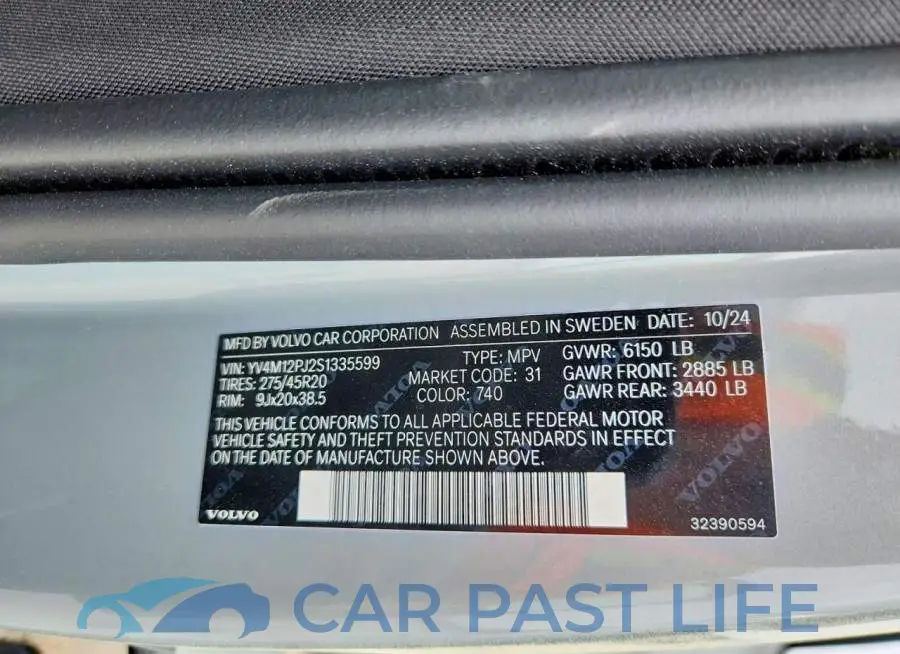 YV4M12PJ2S1335599# 13