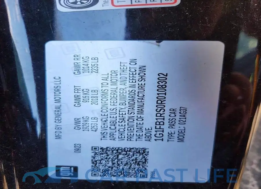 1G1FB1RS0R0108302# 12