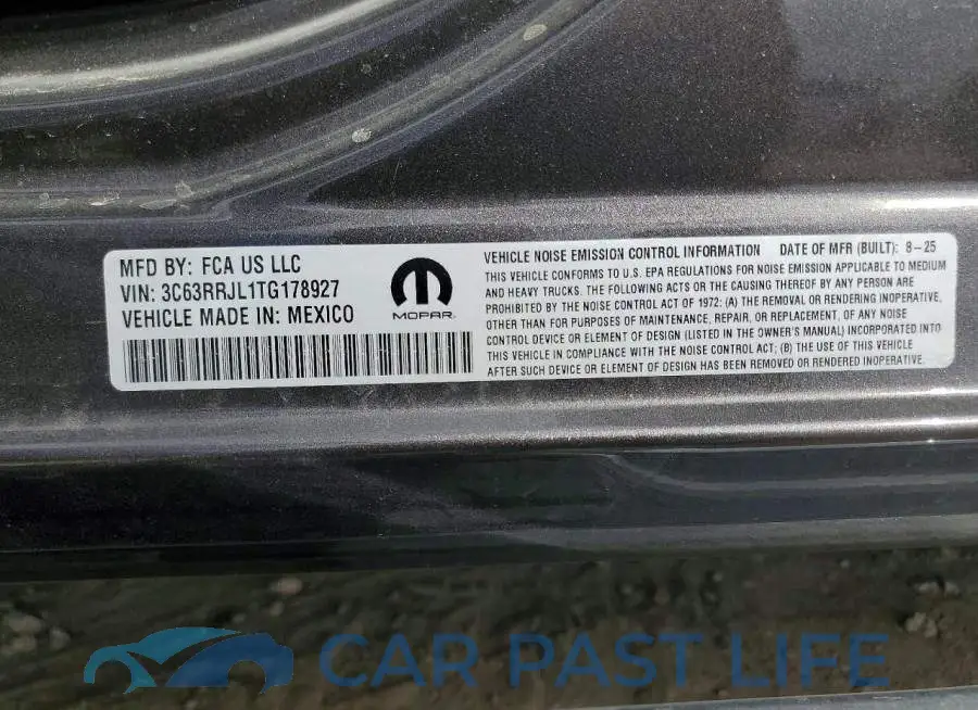3C63RRJL1TG178927# 12