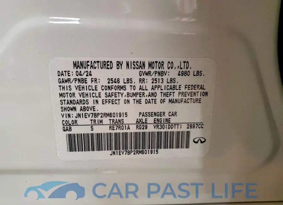 JN1EV7BP2RM601915# 13