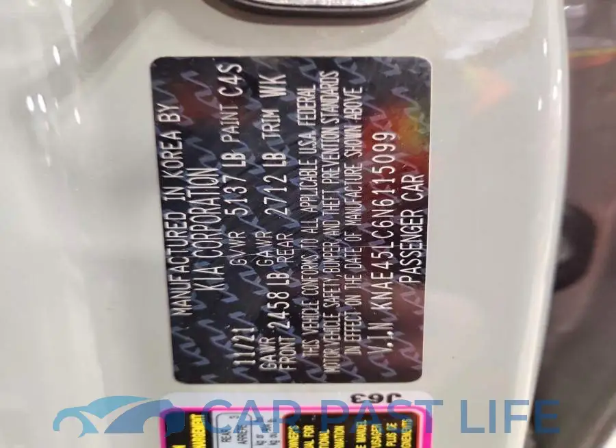 KNAE45LC6N6115099# 12