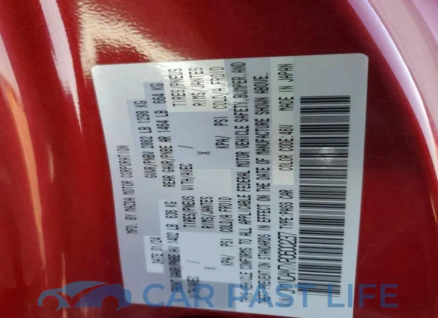 JM1NDAM7XR0600237# 12