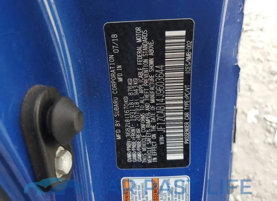 JF1ZCAB14J9603644# 12