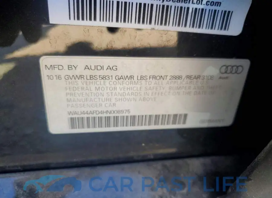 WAU44AFD4HN008975# 12