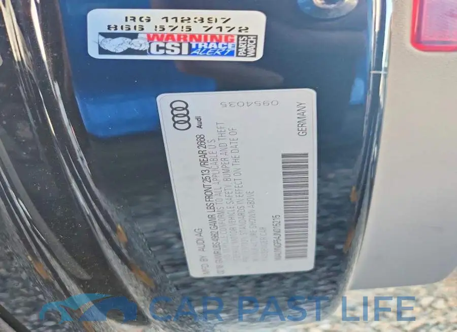 WAUYNGF54JN015215# 12