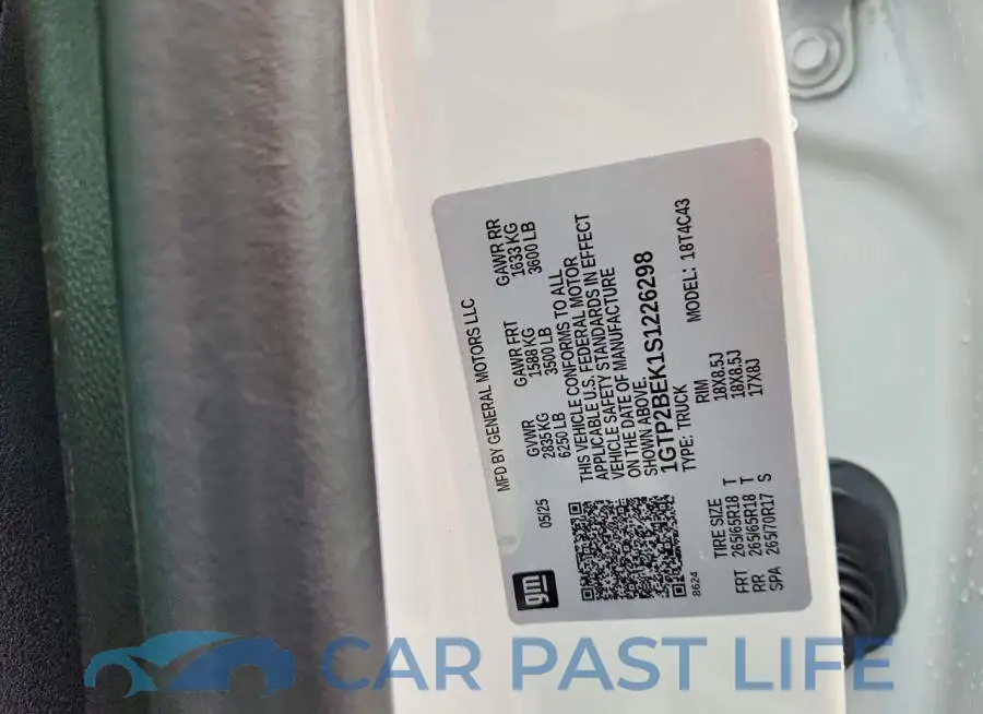 1GTP2BEK1S1226298# 12