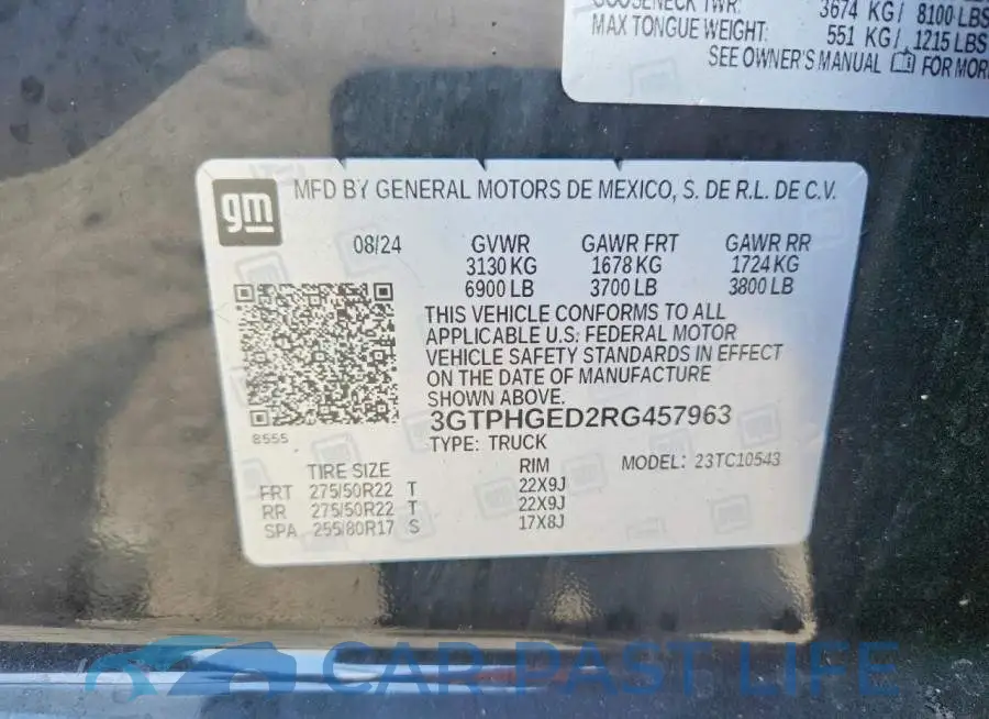 3GTPHGED2RG457963# 12