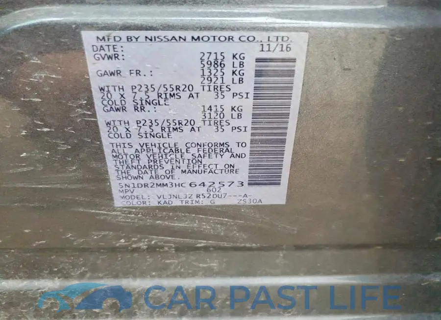 5N1DR2MM3HC642573# 13