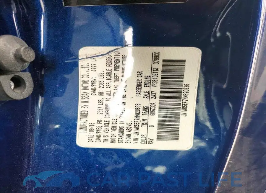 JN1AR5EF7HM820636# 12