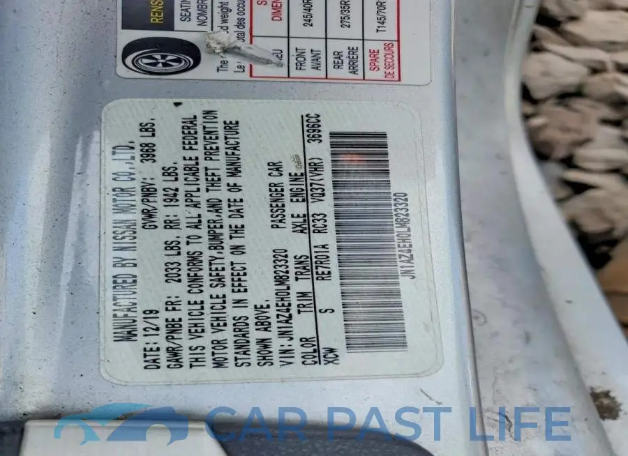 JN1AZ4EH0LM823320# 12