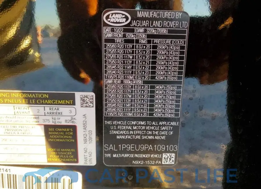 SAL1P9EU9PA109103# 14