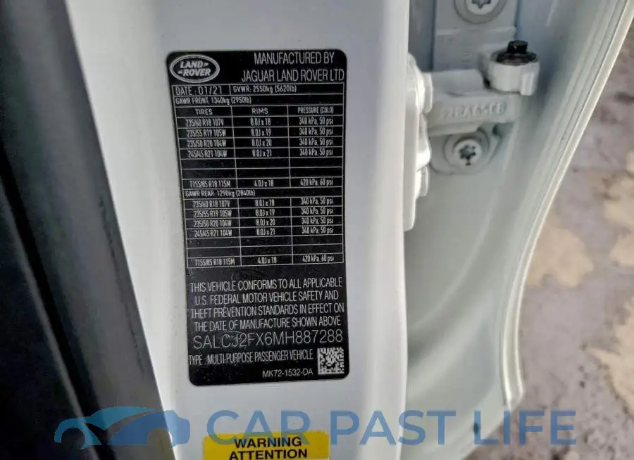 SALCJ2FX6MH887288# 13
