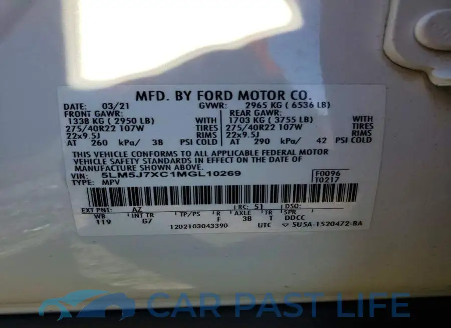 5LM5J7XC1MGL10269# 14
