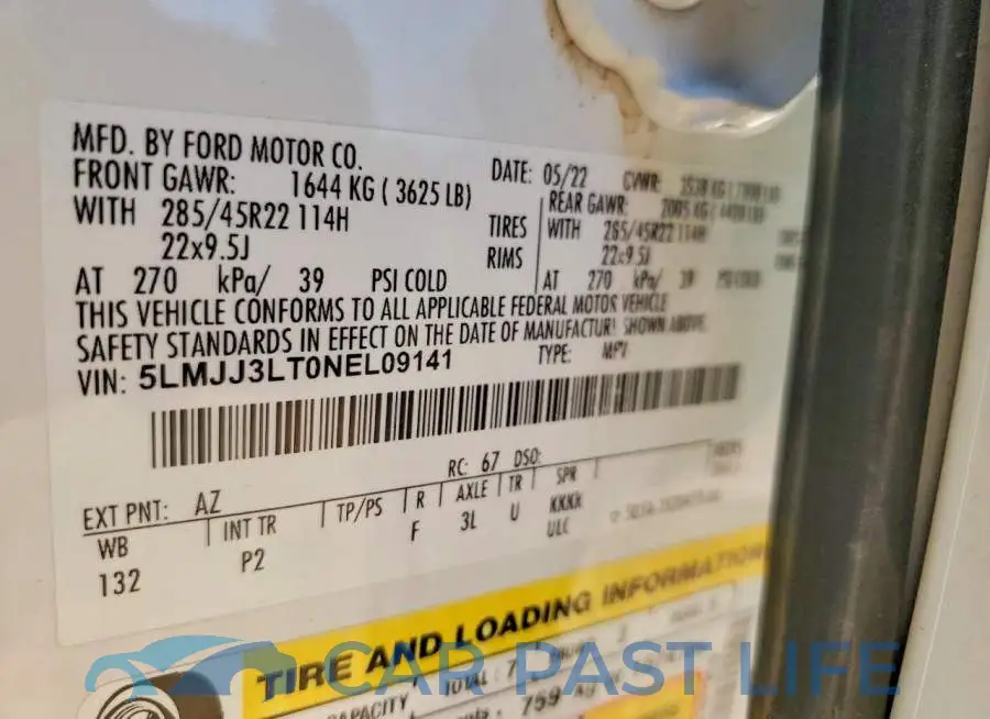 5LMJJ3LT0NEL09141# 13