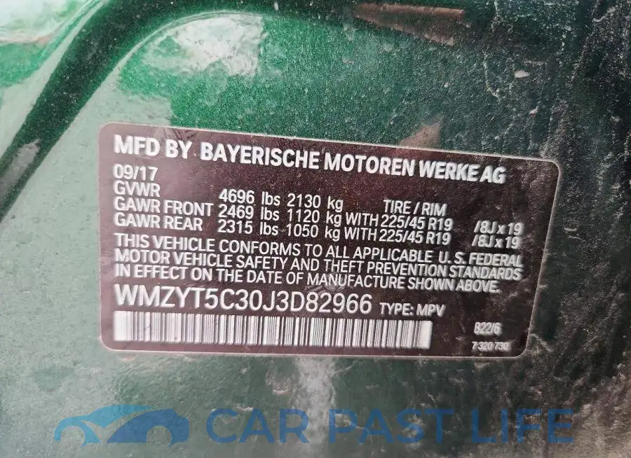 WMZYT5C30J3D82966# 13