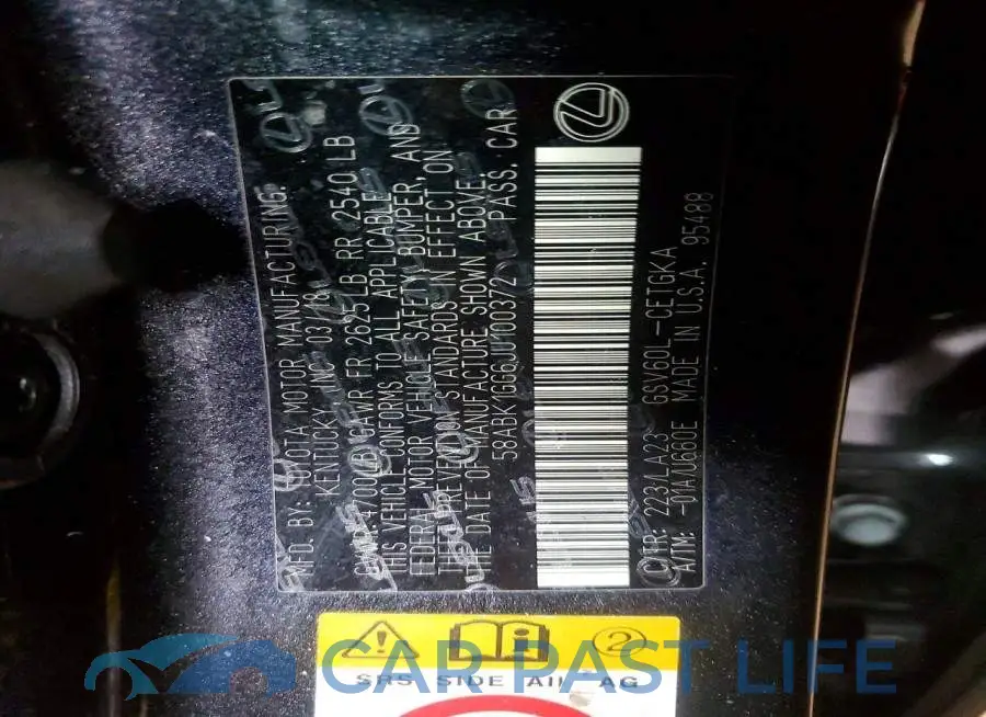 58ABK1GG6JU100372# 12