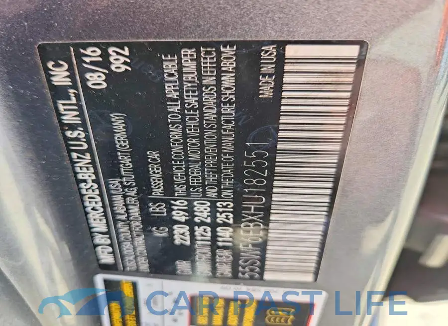 55SWF6EBXHU182551# 13