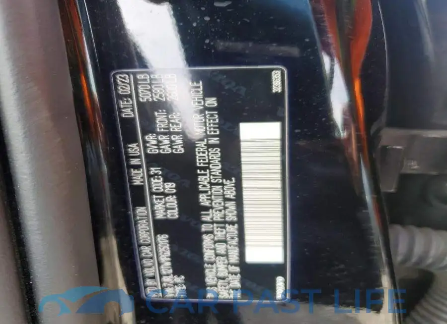 7JRL12TW1PG250176# 13