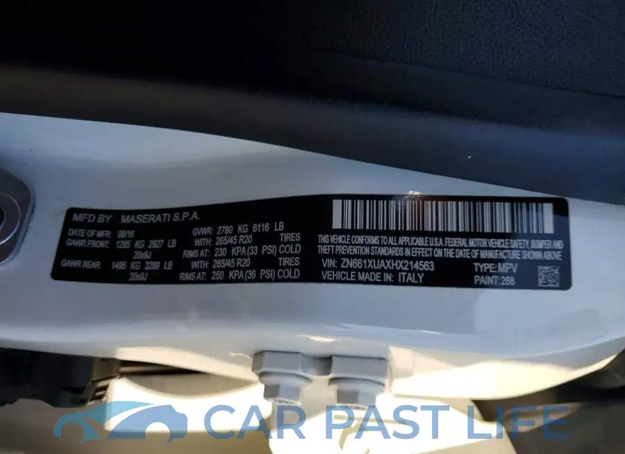 ZN661XUAXHX214563# 14