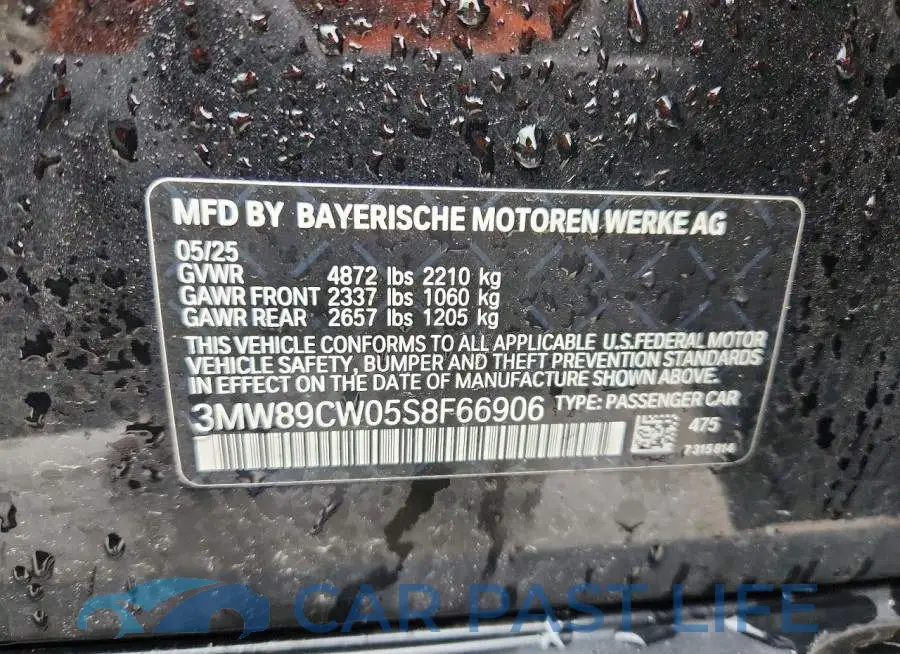 3MW89CW05S8F66906# 12
