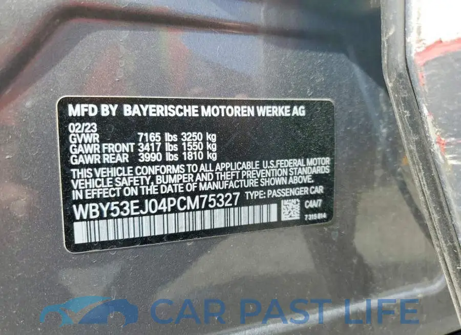 WBY53EJ04PCM75327# 12