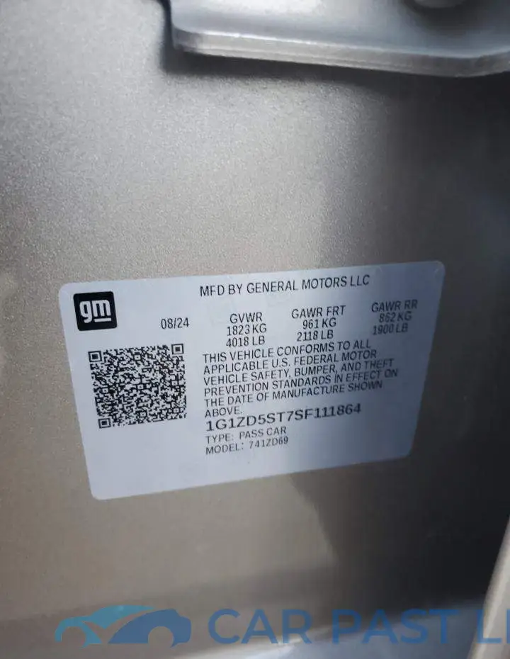 1G1ZD5ST7SF111864# 12