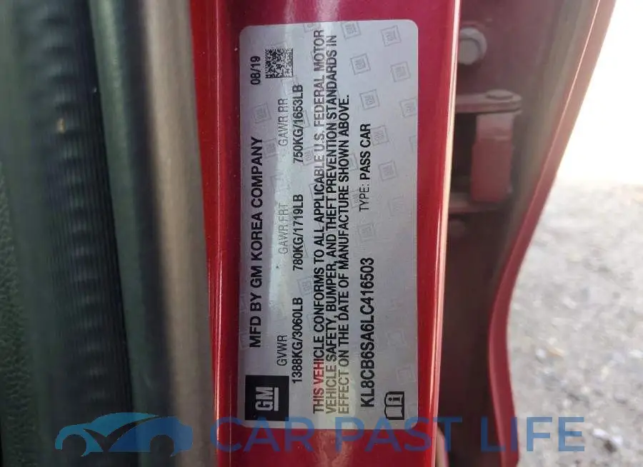 KL8CB6SA6LC416503# 13