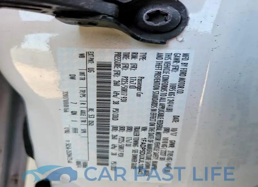 1FADP5DUXJL100443# 12