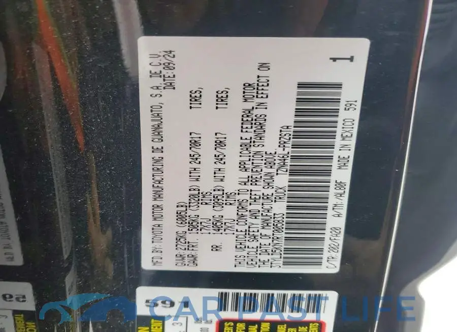 3TYLD5KN7RT005833# 12