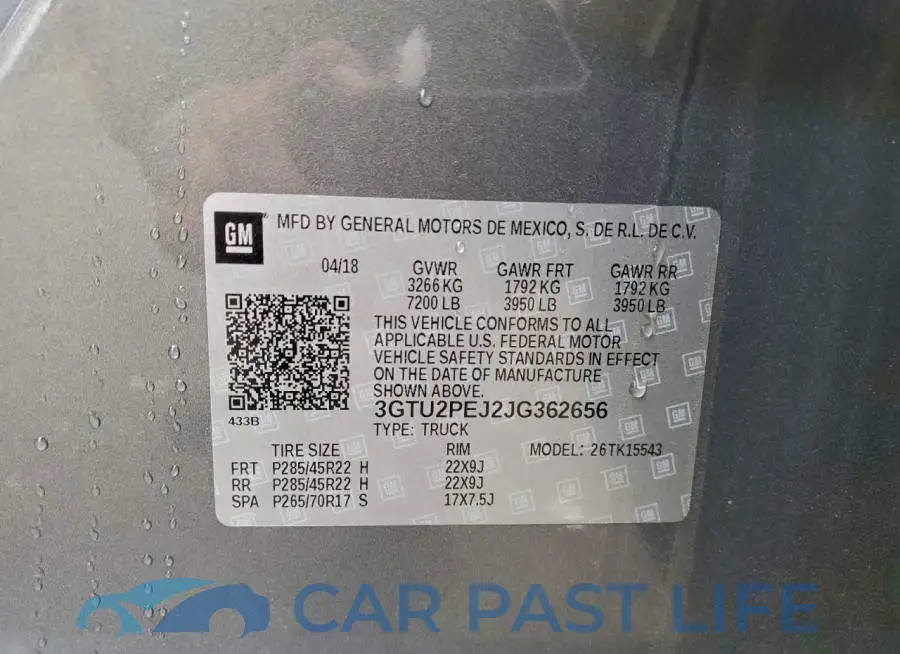 3GTU2PEJ2JG362656# 13