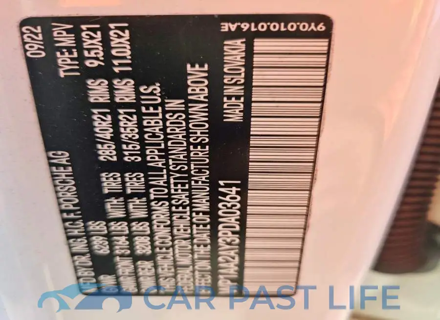 WP1AA2AY3PDA03641# 14